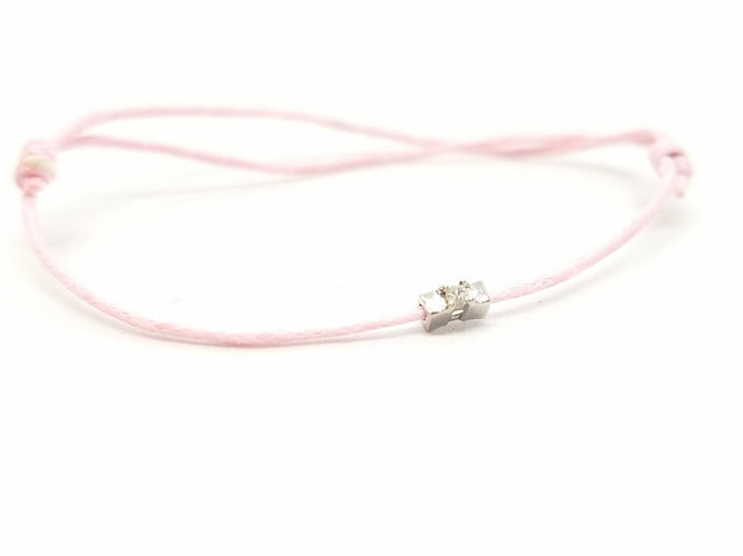 Bracelet Bracelet Cordon Or blanc Diamant 58 Facettes 578886RV