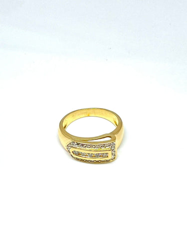 Bague Bague en or jaune diamants 58 Facettes
