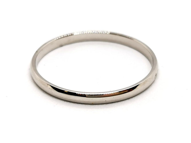 Bague 65 Bague Alliance Or blanc 58 Facettes 1178335CD