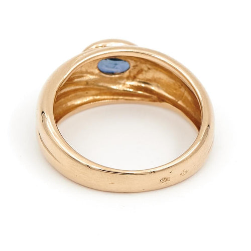 Bague 53 Bague Or jaune Saphir 58 Facettes 1692606CN