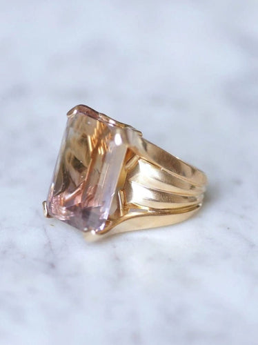 Bague Bague cocktail vintage amétrine 58 Facettes