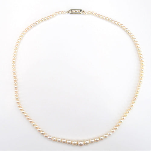 Collier Collier ancien en perles de culture 58 Facettes 18-413