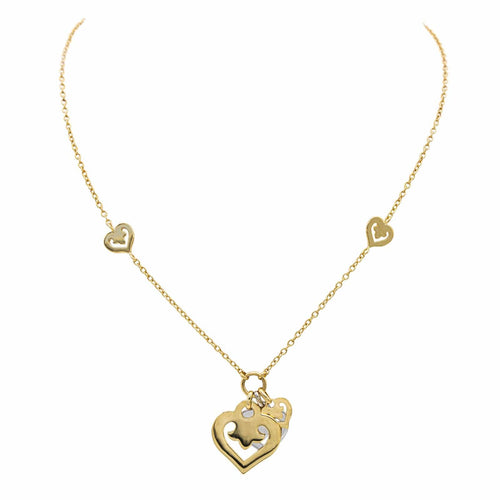 Collier O.J. Perrin Collier Coeur Or jaune 58 Facettes 2486912CN