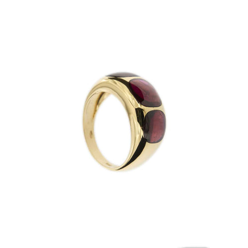 Bague Bague avec grenats 58 Facettes 31196