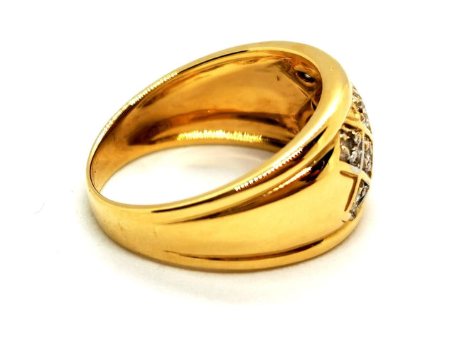 Bague 54 Bague Or jaune Diamants 58 Facettes 1468102CN