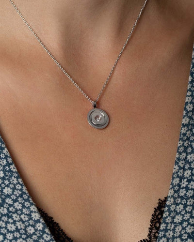 Collier Collier CHOPARD Happy Spirit en Or Blanc 750/1000 58 Facettes 61313-57147