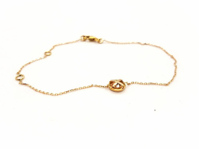 Bracelet Bracelet Or rose Diamant 58 Facettes 579016RV