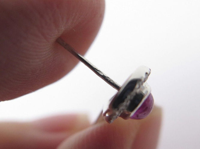 Boucles d'oreilles boucles d'oreilles en or blanc 18k onyx rubis 2.5ct diamants 0.9ct 58 Facettes 253463