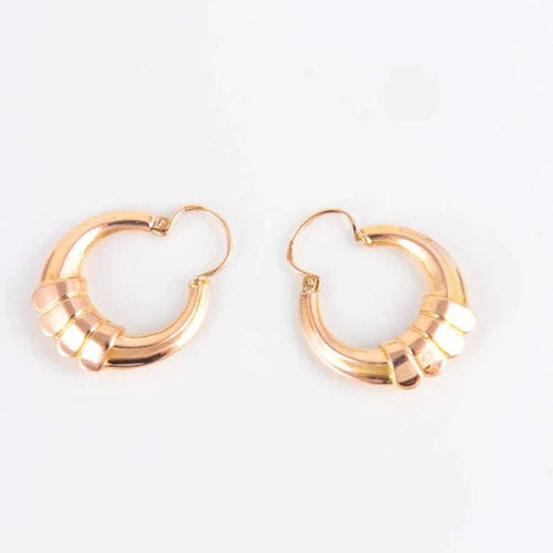 Boucles d'oreilles Boucles d'oreilles créoles Or rose 58 Facettes