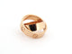 Bague 50 bague CARTIER double love en or rose 18k pendentif 58 Facettes 256980