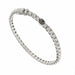 Bracelet Bracelet tennis diamants noirs et blancs 58 Facettes 33113