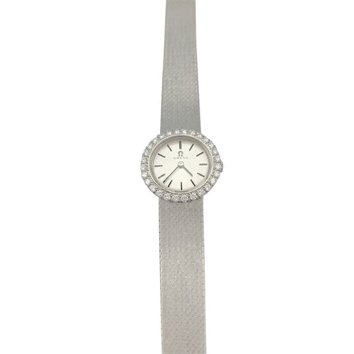 Montre Montre Omega or blanc et diamants. 58 Facettes 31318