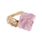 Bague 51 Bague Dior, "Pré Catelan", or rose, quartz rose, diamant. 58 Facettes 33132
