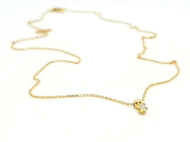 Collier Collier Chaîne + pendentif Or jaune Diamant 58 Facettes 579127RV