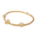 Bracelet Bracelet Fleur Or jaune Diamant 58 Facettes 2480166CN