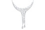 Collier Collier or blanc diamants 58 Facettes 63700020