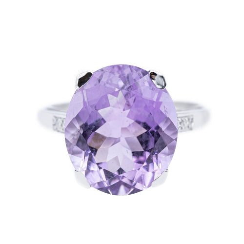 Bague 54 Mauboussin Bague Cocktail Mon bébé d'Amour Or blanc Améthyste 58 Facettes 2303180CN