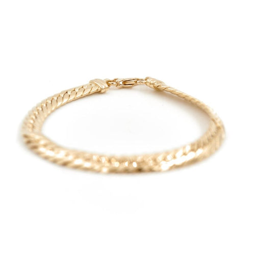 Bracelet Bracelet Maille anglaise Or jaune 58 Facettes 1639185CN