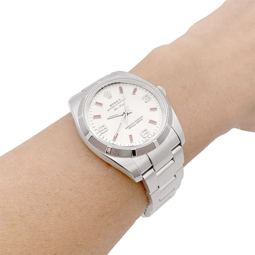 Montre Montre Rolex, "Oyster Perpetual Air-King", acier. 58 Facettes 33456