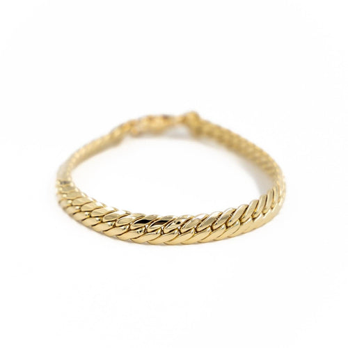 Bracelet Bracelet Maille anglaise Or jaune 58 Facettes 2057876CN