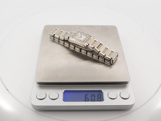 Montre montre CARTIER tank francaise pm or & acier quartz 58 Facettes 255276