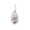 Pendentif Pendentif diamant or blanc 58 Facettes