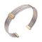 Bracelet Bracelet Cartier or jaune et acier. 58 Facettes 32095