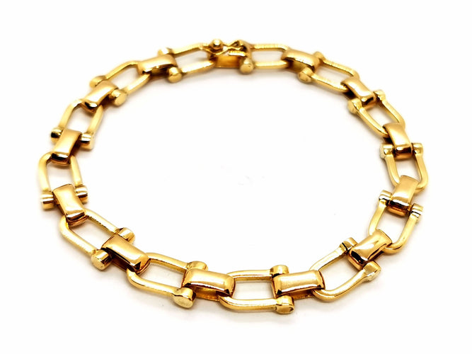 Bracelet Bracelet maille souple Or jaune 58 Facettes 1831819CN