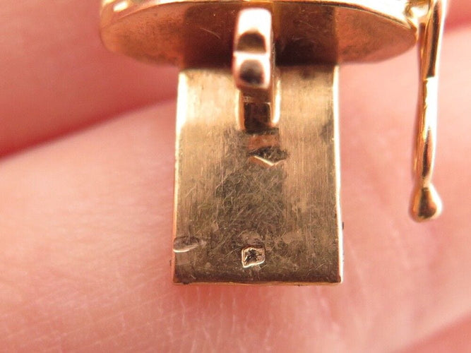 Bracelet bracelet maille americaine or jaune 18k 32gr t20 58 Facettes 250515