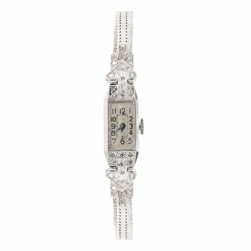 Montre Montre femme or blanc diamants 58 Facettes 20-208