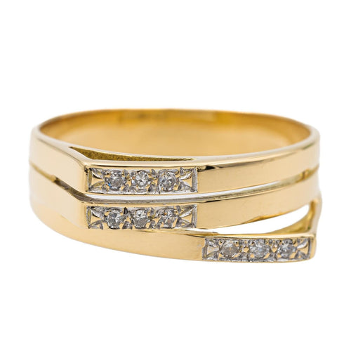 Bague 56 Bague Or jaune Diamant 58 Facettes 2711793CN