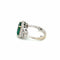 Bague Bague Or Diamants Emeraude 58 Facettes