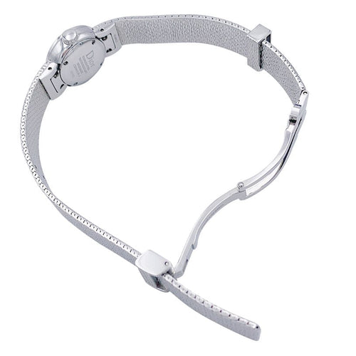 Montre Montre Dior, "La Mini D de Dior Satine", acier, diamants, nacre. 58 Facettes 32273