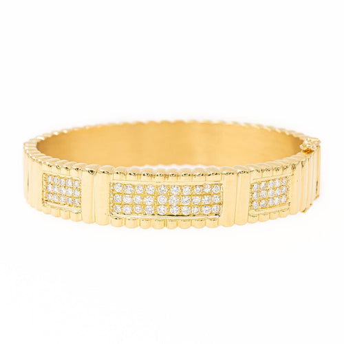 Bracelet Bracelet Manchette Or jaune Diamant 58 Facettes 1718909CN