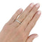 Bague 50 Alliance diamants baguette platine. 58 Facettes 31486
