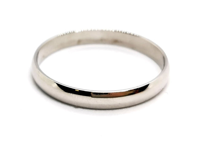 Bague 64 Bague Alliance Or blanc 58 Facettes 1178341CD