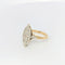 Bague Bague Marquise en Or jaune et Diamants 58 Facettes 25924