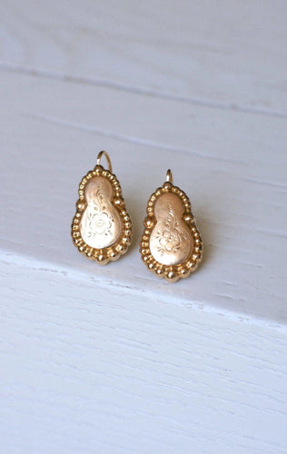 Boucles d'oreilles Grandes boucles d'oreilles en or rose 58 Facettes