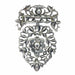 Broche Broche coeur flamand Diamants 18ème siècle 58 Facettes 23124-0015