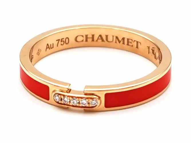 Bague 53 Chaumet Bague Liens Or rose Diamant 58 Facettes 1783565CN