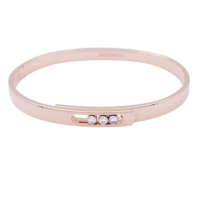 Bracelet Bracelet Messika, "Bangle Move Noa", or rose et diamants. 58 Facettes 33356