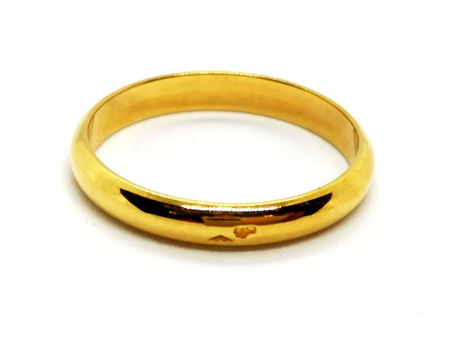 Bague 55 Bague Alliance Or jaune 58 Facettes 1178323CD