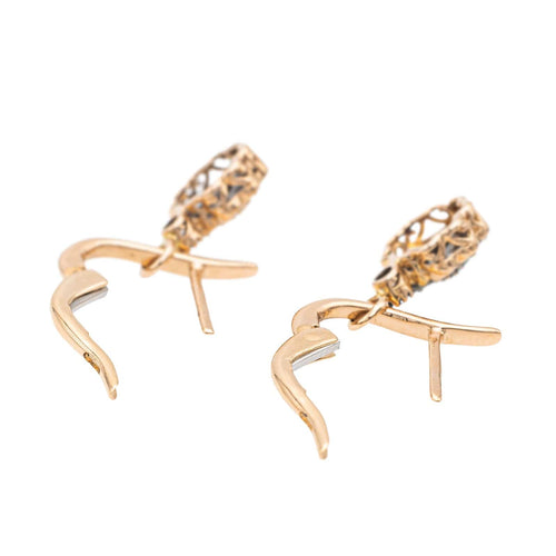 Boucles d'oreilles Boucles d'oreilles Pendantes Or rose Diamant 58 Facettes 2622577CN