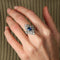 Bague BAGUE ART DECO PLATINE & SAPHIR 58 Facettes BO/220144