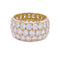 Bague 52 Bague bandeau, or jaune, diamants. 58 Facettes 32743