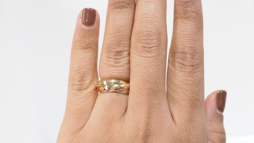 Bague 51 CARTIER - Alliance Trinity 3 Ors 58 Facettes 32513