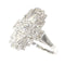 Bague 56 Bague diamant Art Déco des années 1950 58 Facettes 24002-0086