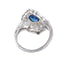 Bague BAGUE ART DECO PLATINE & SAPHIR 58 Facettes BO/220144