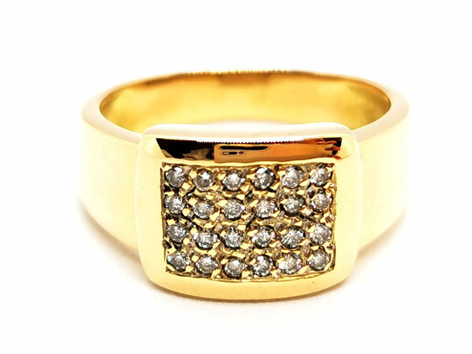 Bague 63 Bague Or jaune Diamant 58 Facettes 1349760CN