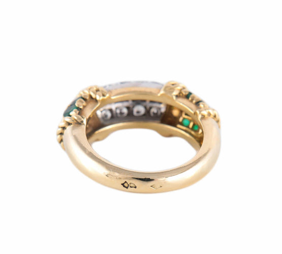Bague BAGUE OR, DIAMANTS & EMERAUDES 58 Facettes BO/2200102